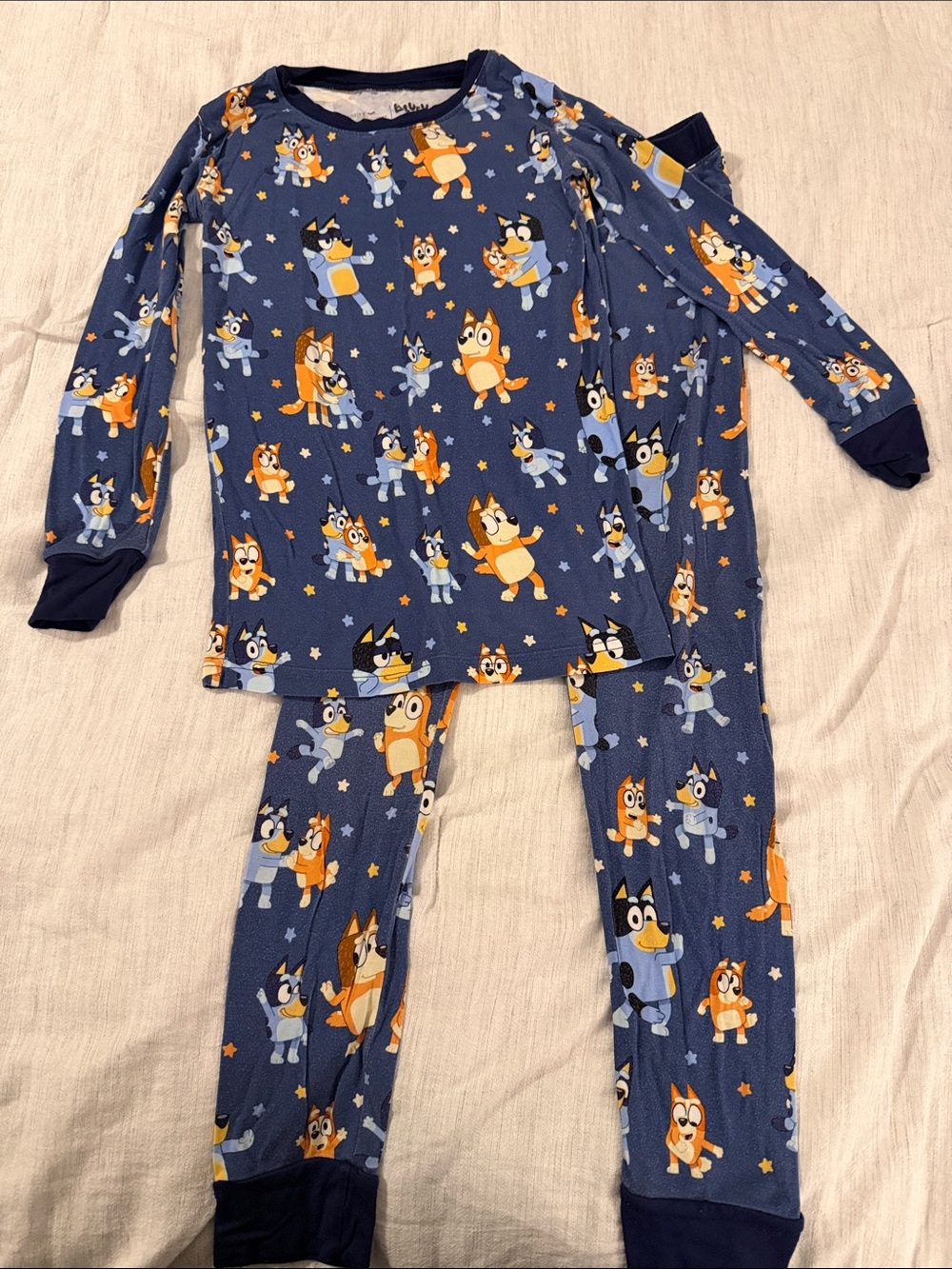 Little Sleepies Bluey pajamas